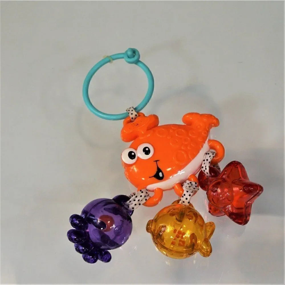 Infantino Whale Link & Jingle Activity Rattle Sea Charms Fish